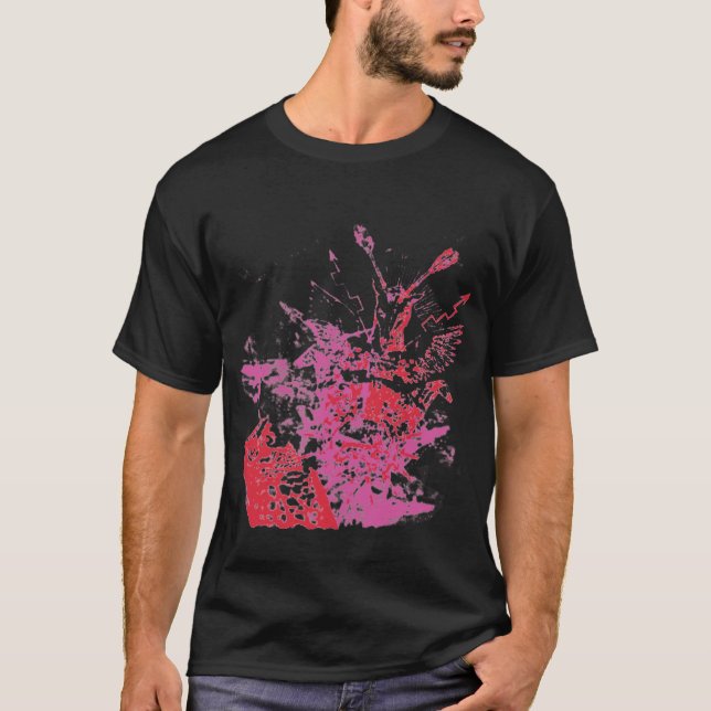 Ein Platz, zum des Fremd-abstrakten T-Shirts zu (Vorderseite)