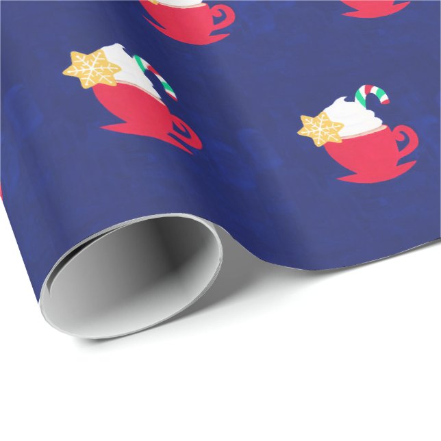 Ein Pokal von 'Dies ist die Jahreszeit Geschenkpapier (Rolleneckpunkt)