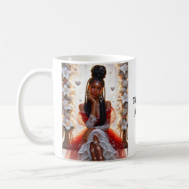 Ein Pokal von zarten Momenten und Zuneigung Kaffeetasse (Links)