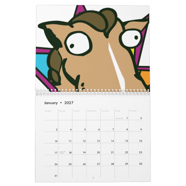 Ein Poo ein Tag Kalender (Jan 2027)