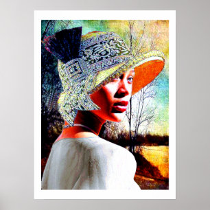 Ein Portrait von Harlem's Renaissance-Frau Poster