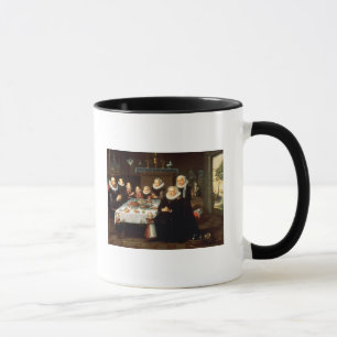 Ein Porträt einer Familien-Sprichwort Anmut vor Tasse