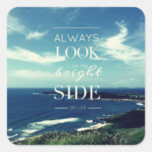 Ein positiver Ausblick auf das Leben / ©Seascape Quadratischer Aufkleber