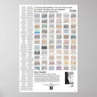 Ein Poster von Traumgemälden und Traumgedichten. 2