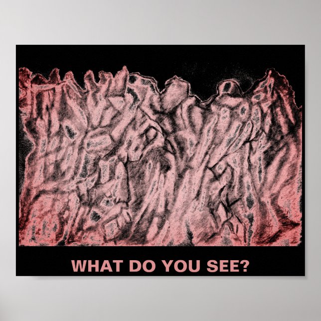 Ein Poster zwei Zwecke Kunst & Gehirntrainer. (Vorne)