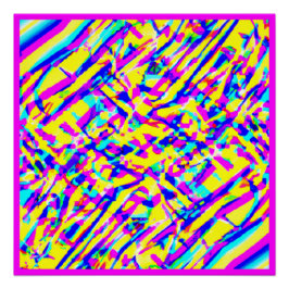 Ein prachtvolles Muster Kunst Poster