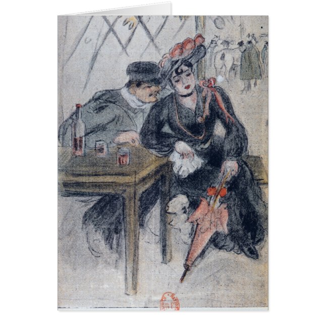 Ein Prostituiertes und ihr Kunde (Vorne)