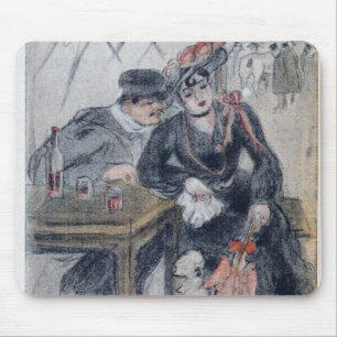 Ein Prostituiertes und ihr Kunde Mousepad