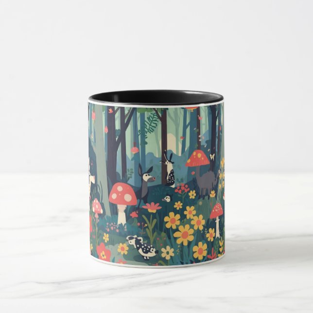 Ein psychedelischer Becher Tasse (Zentrum)
