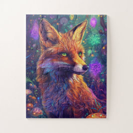 Ein psychedelischer roter Fuchs