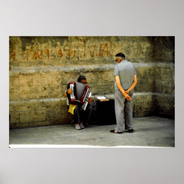 Ein Publikum, Valencia, Spanien Poster (Vorne)