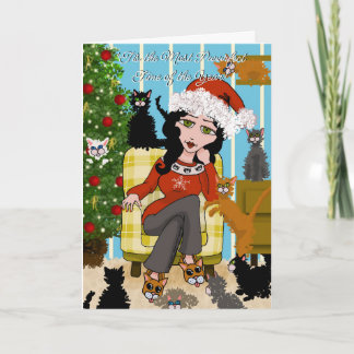 Ein puuuurfektes Weihnachten! Feiertagskarte
