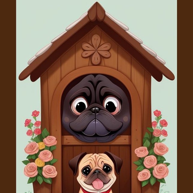 Ein Puzzle für Mops (Turn designs, photos, and text into a great game with customizable puzzles!)