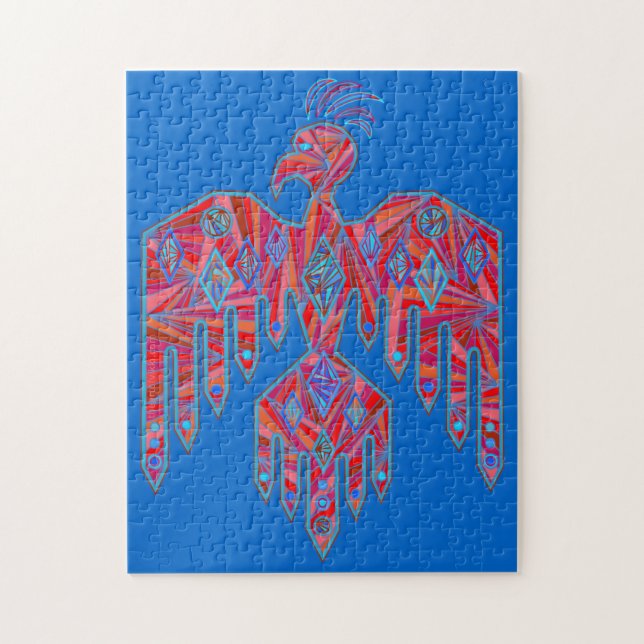 Ein Puzzle-Spiel Ureinwohner-Thunderbirds (Vertikal)