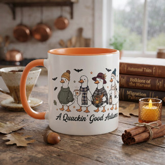 Ein quakend guter Herbst Süße Enten Fall Tasse