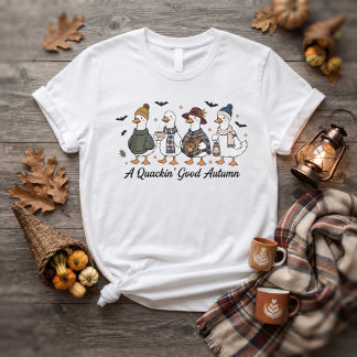 Ein quakend guter Herbst Süße Enten Herbst T-Shirt
