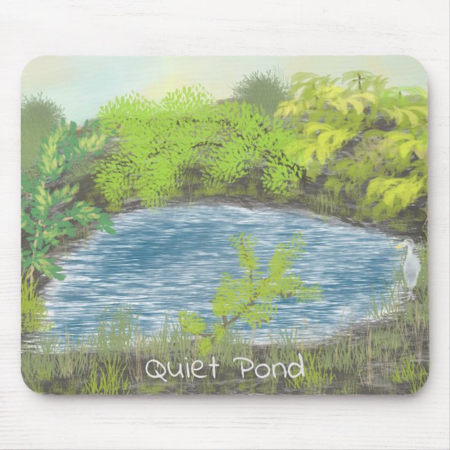 Ein Quite Pond-Mauspad Mousepad (Vorne)