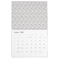 Ein raffiniertes Blumenmotiv in Weiß und Grau, prä