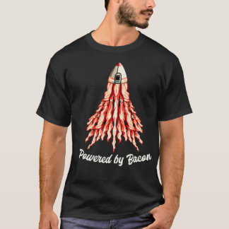 Ein Raketenschiff, das vollständig aus Speckstreif T-Shirt