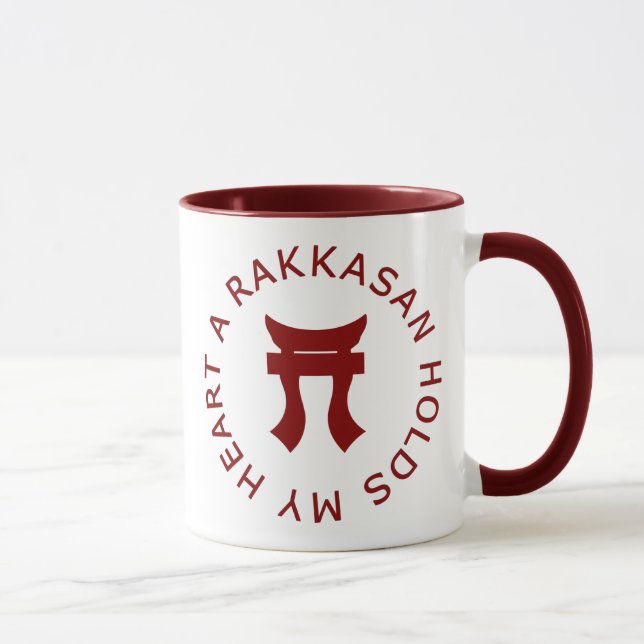 Ein RAKKASAN hält mein Herz Tasse (Rechts)