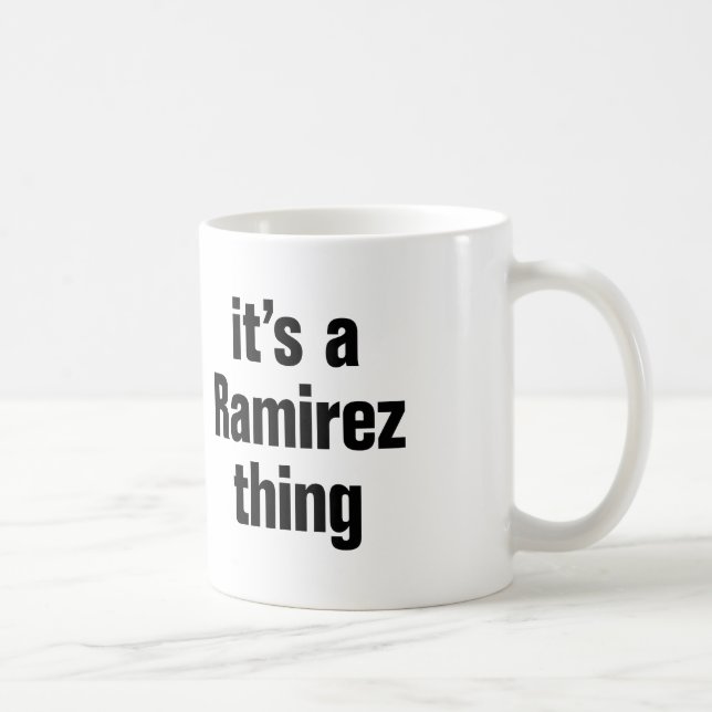 ein Ramirez Kaffeetasse (Rechts)