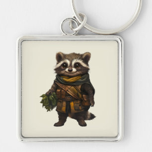 Ein Rasch-Racoon-Schlüsselanhänger Schlüsselanhänger