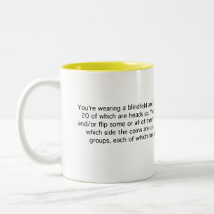 Ein Raum mit fünfzig Vierteln Zweifarbige Tasse