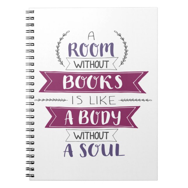Ein Raum ohne Bücher ist wie ein Körper ohne Soul (Vorderseite)