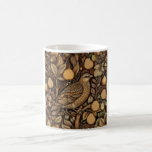 Ein Rebhuhn in einem Birnbaum Kaffeetasse