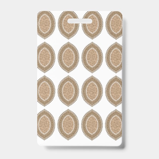 Ein rechteckiger Teppich mit einem komplizierten g Ausweis (Front)
