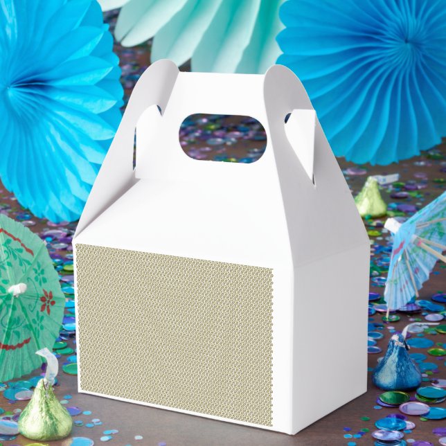 Ein rechteckiger Teppich mit kompliziertem geometr Geschenkschachtel (Party)