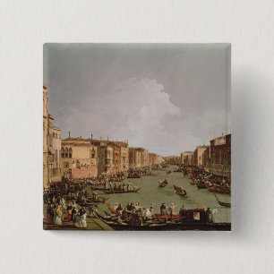 Ein Regatta auf dem Canal Grande, c.1735 Button