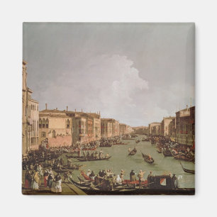 Ein Regatta auf dem Canal Grande, c.1735 Magnet