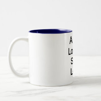 Ein reicher Verlierer ist immer noch ein Verlierer Zweifarbige Tasse