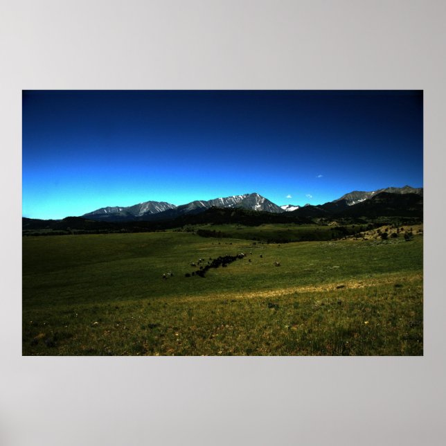 Ein Reitweg von Montana Poster (Vorne)