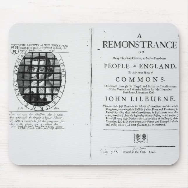 Ein Remonstrance durch die Planierer Mousepad (Vorne)
