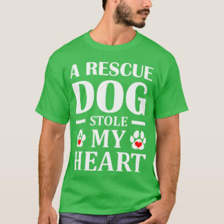 Ein Rettungshund stahl mir den herzen Funny Dog Lo T-Shirt
