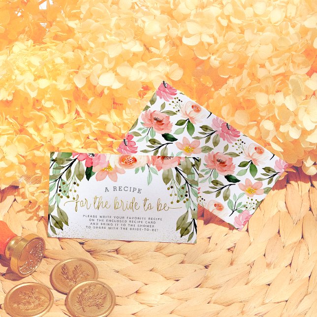 Ein Rezept für die Braut Begleitkarte (Von Creator hochgeladen)
