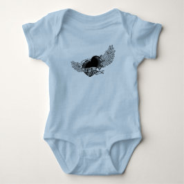 Ein richtig gutes Baby-One-Stück - blau Baby Strampler