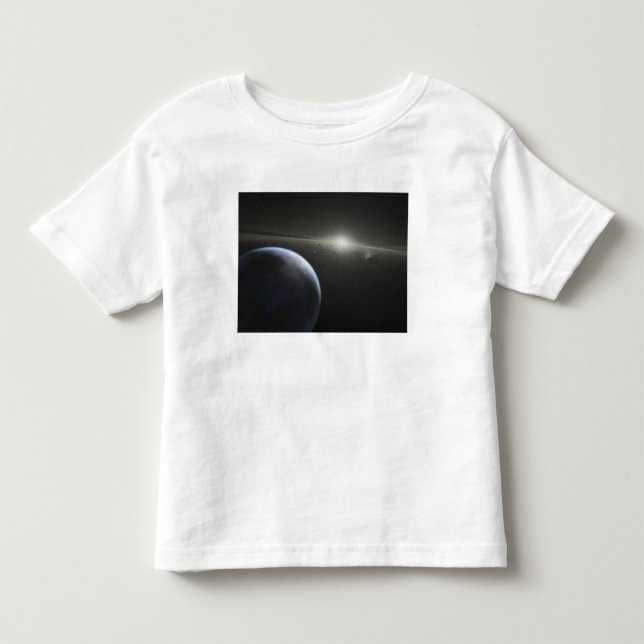 Ein riesiger Asteroidengürtel in Umlaufbahn um ein Kleinkind T-shirt (Vorderseite)