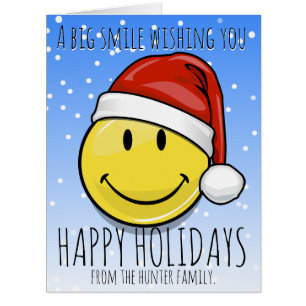 Ein riesiges Lächeln für die Feiertage