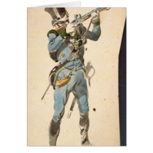 Ein Rifleman der österreichischen Jaegers
