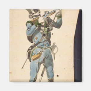 Ein Rifleman der österreichischen Jaegers Magnet