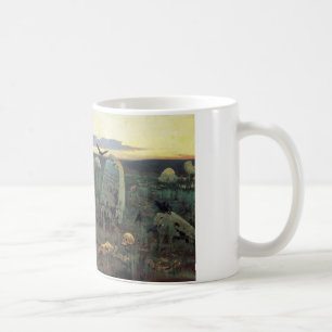 Ein Ritter an den Kreuzungen Kaffeetasse