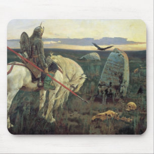 Ein Ritter an den Kreuzungen Mousepad
