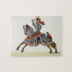 Ein Ritter an einem Turnier, Platte von 'einer