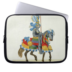 Ein Ritter auf seiner Weise zu einem Turnier, Laptopschutzhülle