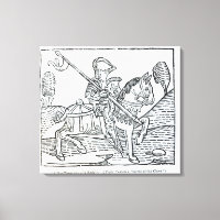 Ein Ritter aus Caxtons 'Spiel des Schachs'