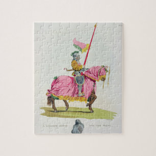 Ein Ritter bewaffnete für die Bindung, 1512,