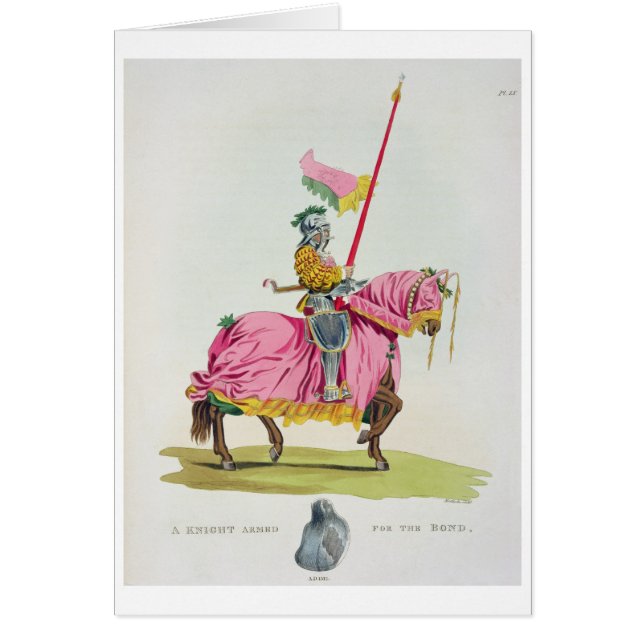 Ein Ritter bewaffnete für die Bindung, 1512, (Vorne)